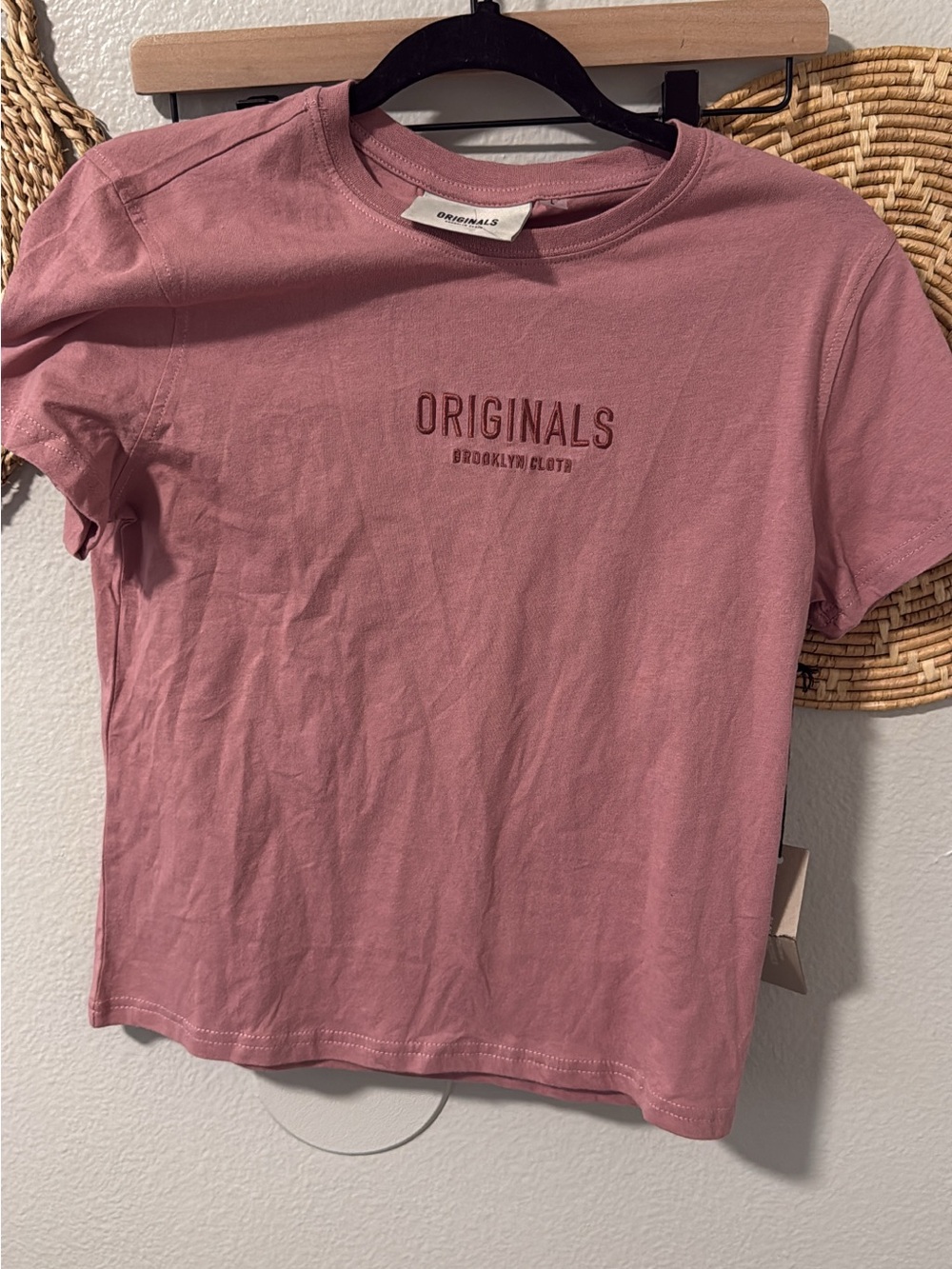 Women's Dusty Rose Logo Tee